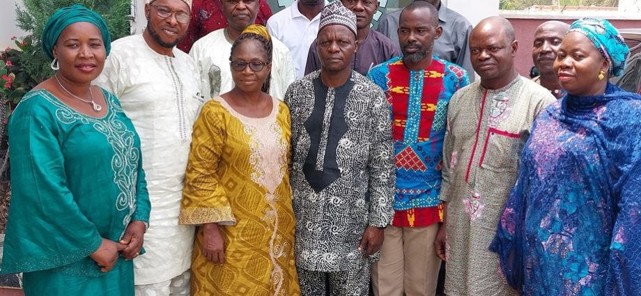 The Federal Housing Authority branch paid a courtesy visit to the National President, Comr. Benjamin Anthony