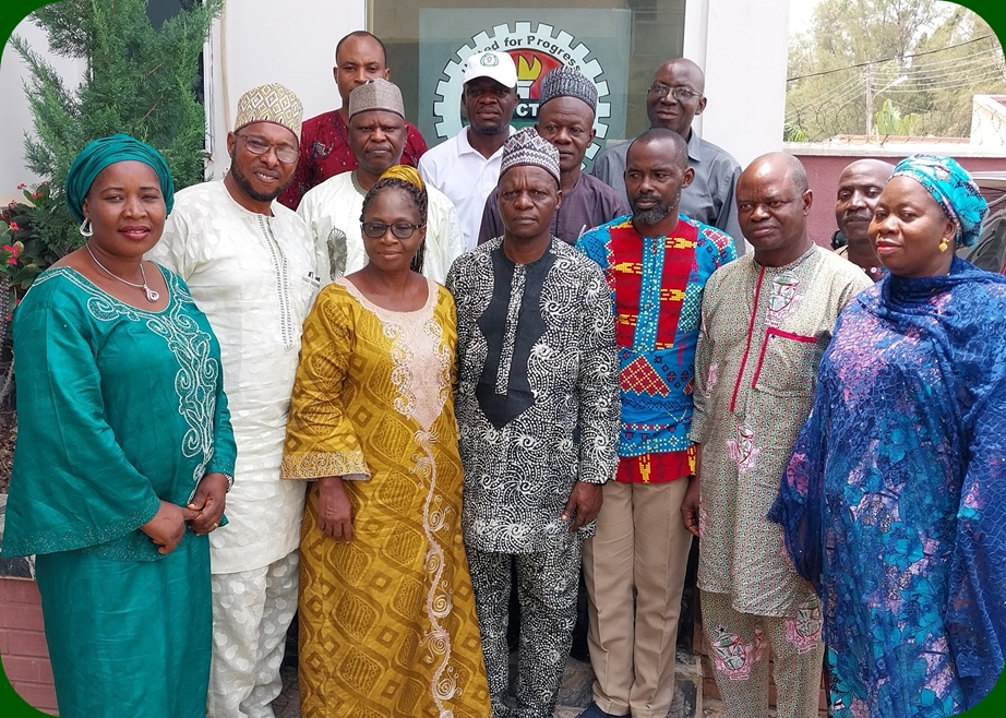 The Federal Housing Authority branch paid a courtesy visit to the National President, Comr. Benjamin Anthony